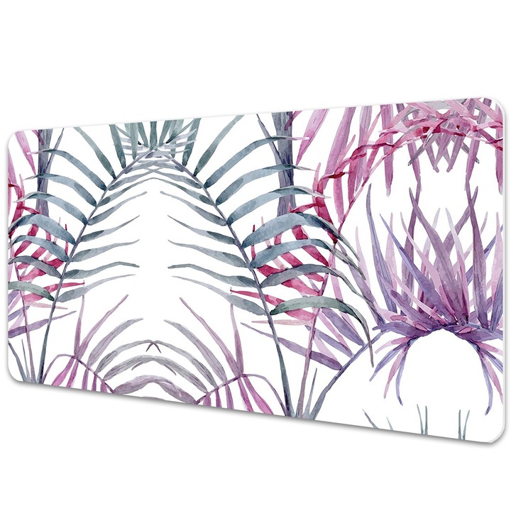 Mouse Pad Protectie Birou, model cu frunze, bmat-3382, 90x45cm