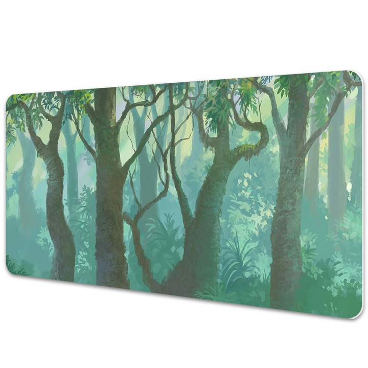 Mouse Pad Protectie Birou, decor de padure, bmat-3399, 90x45cm