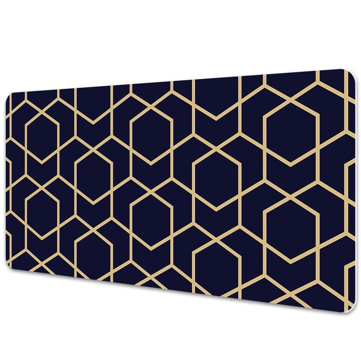 Mouse Pad Protectie Birou, model geometric, bmat-3463, 90x45cm