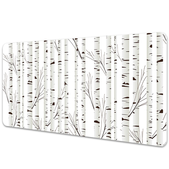 Mouse Pad Protectie Birou, trunchiuri de copaci, bmat-3474, 90x45cm