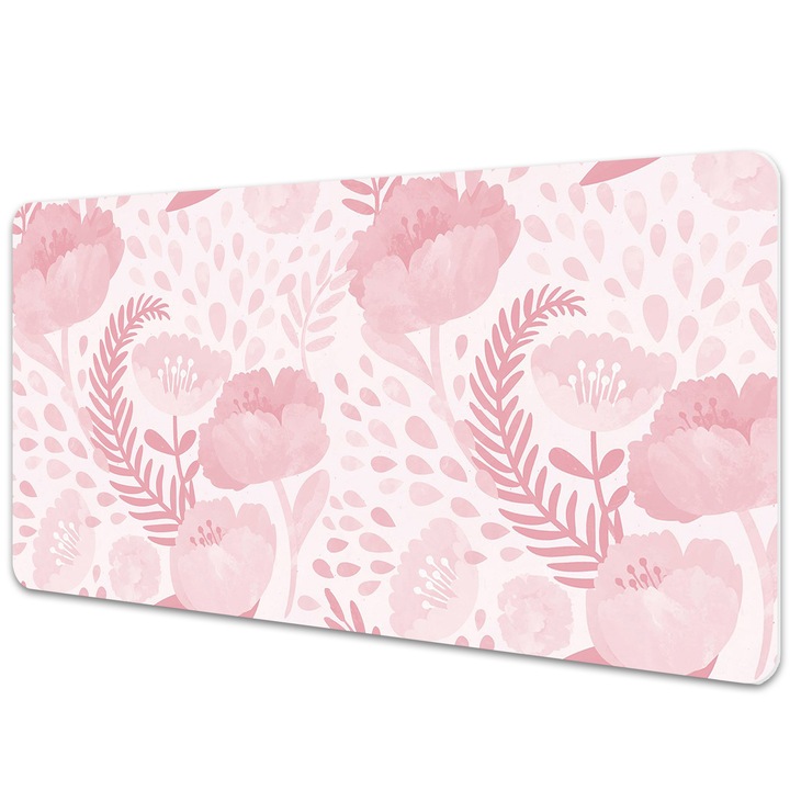Mouse Pad Protectie Birou, model floral, bmat-3444, 120x60 cm