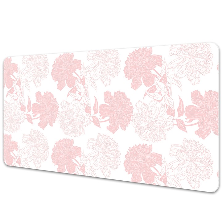 Mouse Pad Protectie Birou, model floral, bmat-3470, 90x45cm