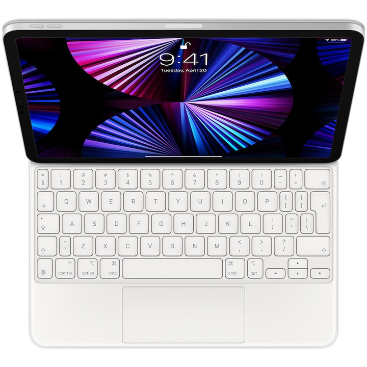 Клавиатура Apple Magic за iPad Pro 11" (3rd) и iPad Air (4th), Layout INT EN, White