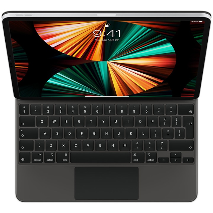 Клавиатура Apple Magic, За iPad Pro 12.9" (5th), Layout INT EN, Black