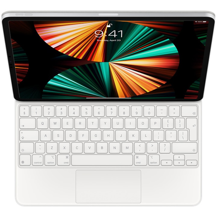 Клавиатура Apple Magic за iPad Pro 12.9" (5th), Layout INT EN, White
