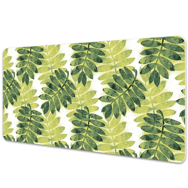 Mouse Pad Protectie Birou, model cu frunze, bmat-3680, 90x45cm