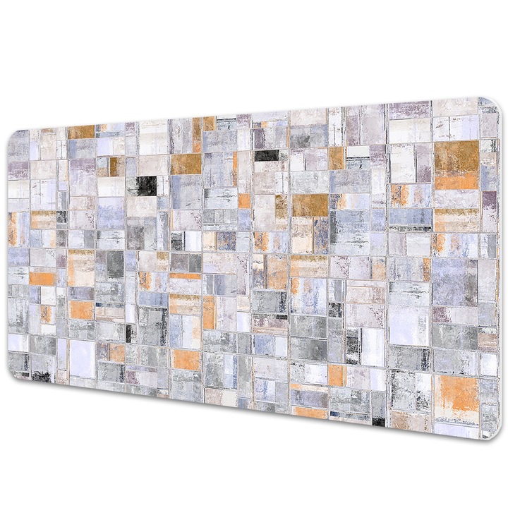 Mouse Pad Protectie Birou, mozaic geometric, bmat-3700, 100x50cm