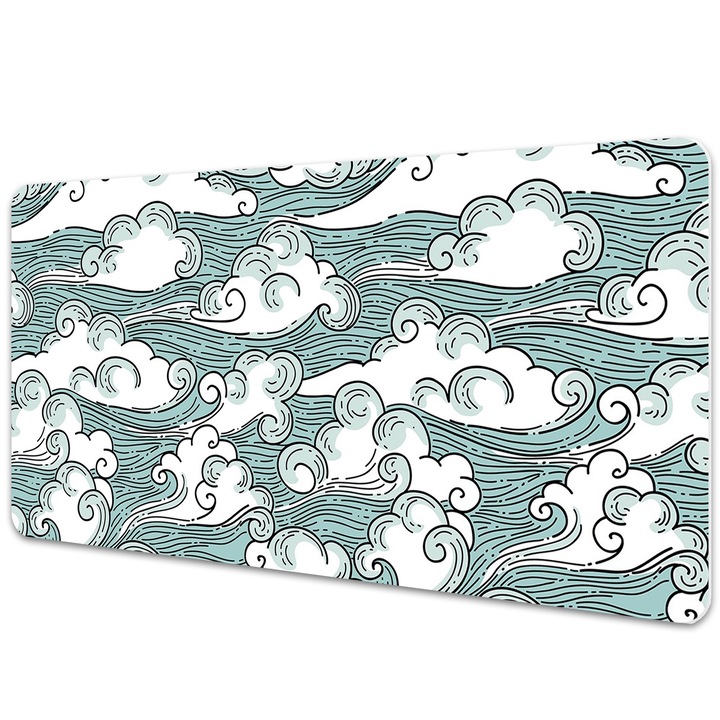 Mouse Pad Protectie Birou, valuri, bmat-3731, 120x60 cm