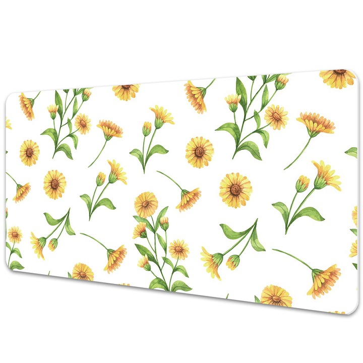 Mouse Pad Protectie Birou, model floral, bmat-3674, 90x45cm