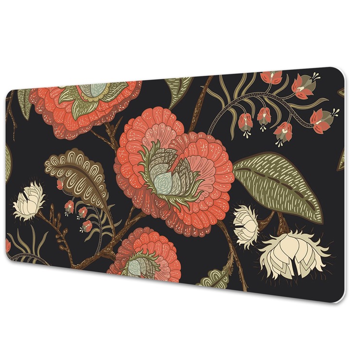 Mouse Pad Protectie Birou, model floral, bmat-3787, 90x45cm