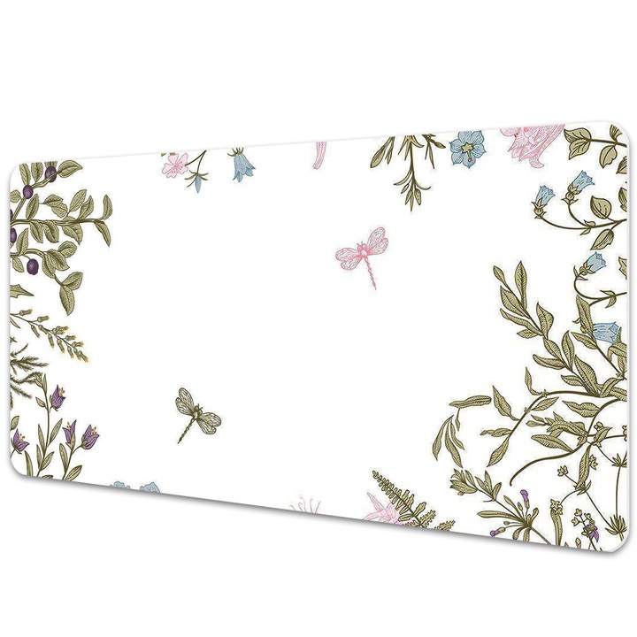 Mouse Pad Protectie Birou, model floral, bmat-3810, 90x45cm