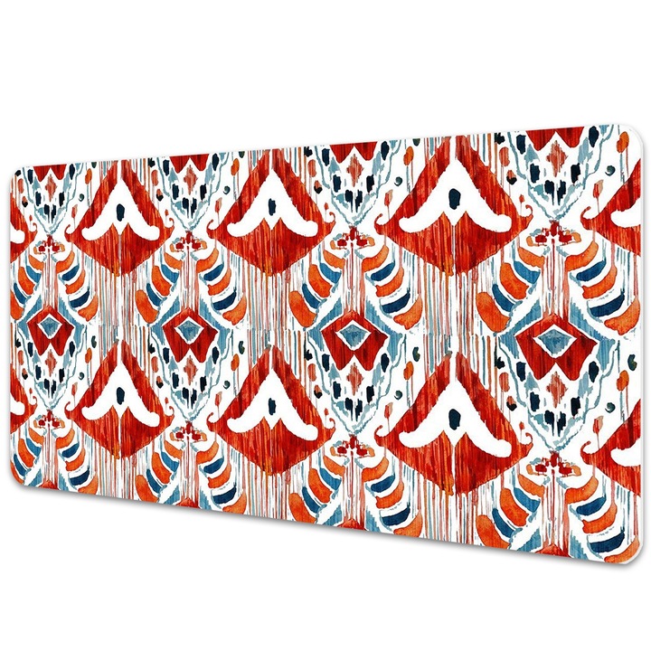 Mapa birou. protectie pentru birou. Stil Etnic. Rosu. 90 cm x 45 cm. 010250300040100012784