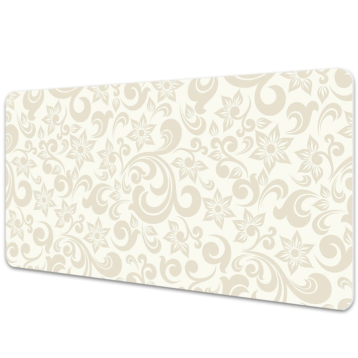 Mapa birou. protectie birou. Model Baroc. Cremoasa. 120 cm x 60 cm. 010250300030100012765