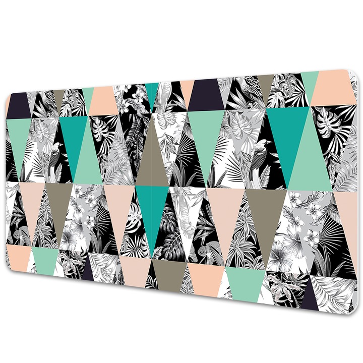 Mouse Pad Protectie Birou, model geometric, bmat-3882, 90x45cm