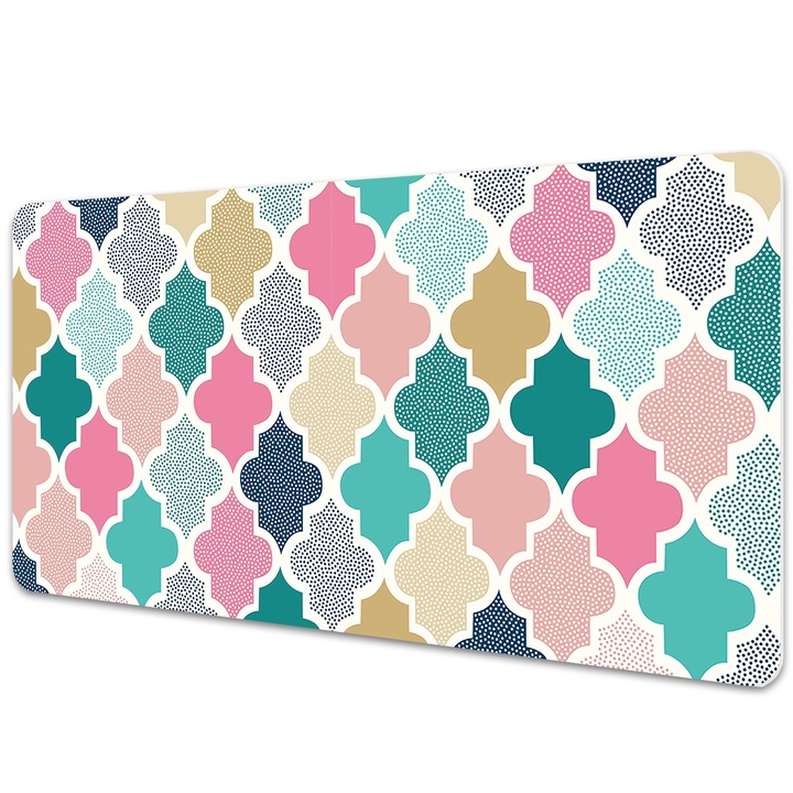 Mouse Pad Protectie Birou, model geometric, bmat-3944, 90x45cm