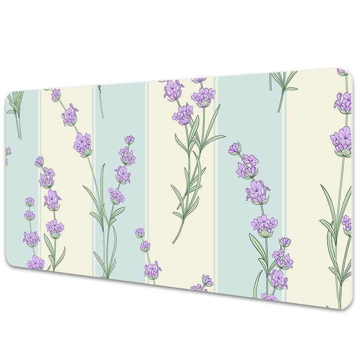 Mouse Pad Protectie Birou, model floral, bmat-3997, 90x45cm