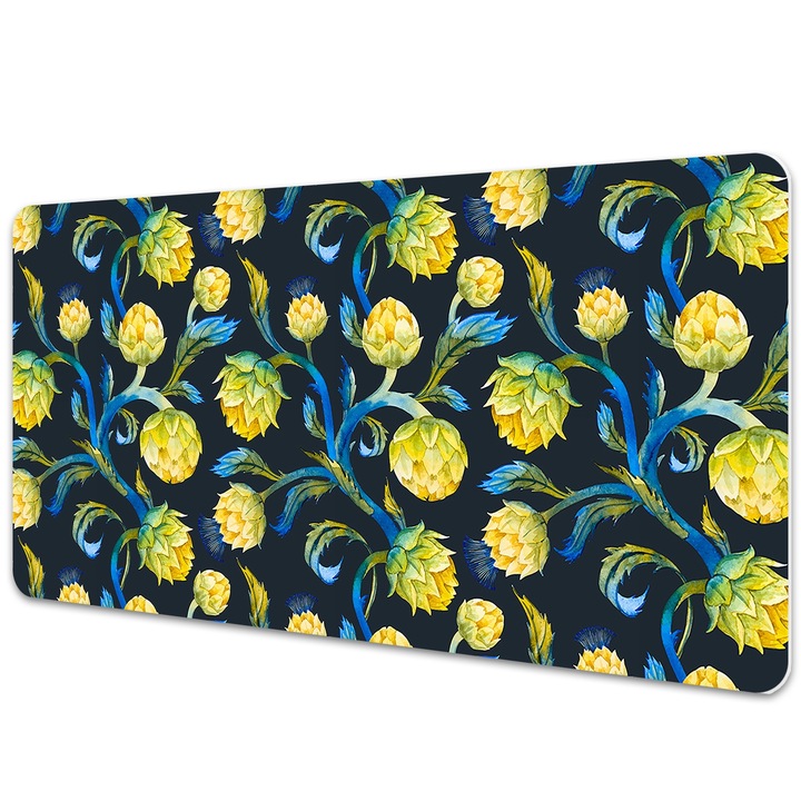 Mouse Pad Protectie Birou, model floral, bmat-4214, 90x45cm