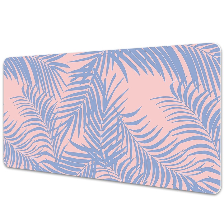 Mapa birou. protectie pentru birou. Frunze Albastre. Albastru. 90 cm x 45 cm. 010250300040100013271