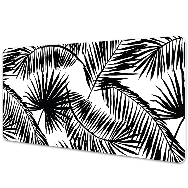 Mouse Pad Protectie Birou, model cu frunze, bmat-4330, 90x45cm