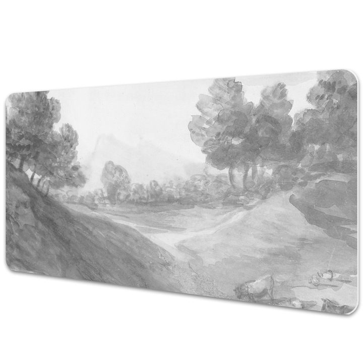 Mapa birou. din PVC. pentru protectie birou. Imagine Village. Gri. 120 cm x 60 cm. 010250300030100011262