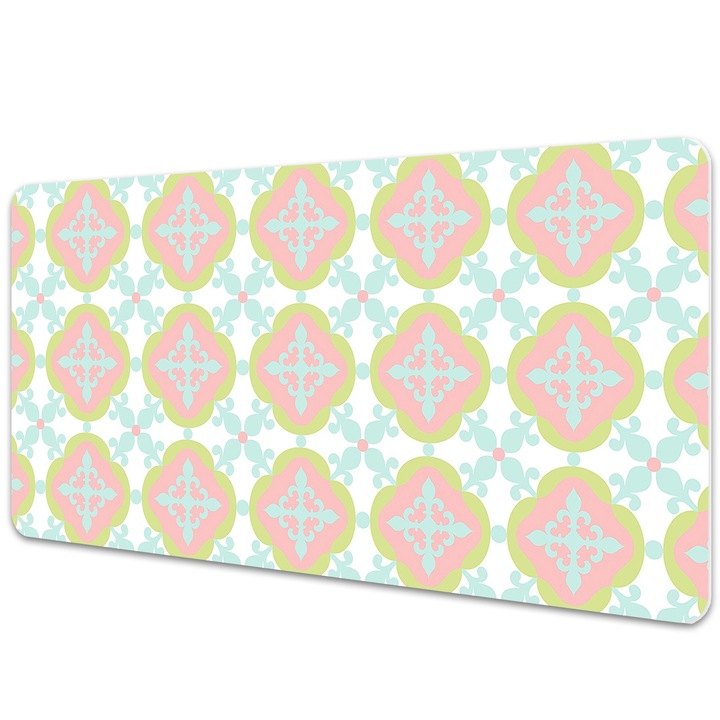 Mouse Pad Protectie Birou, model floral, bmat-3980, 120x60 cm