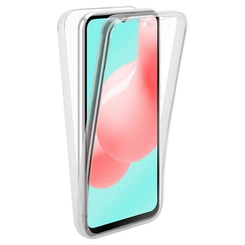 Husa 360° pentru Samsung A52 - 360° Full Body (Fata+Spate) - silicon+plastic - Transparenta - Gekko Mobile® Husa 360° pentru Samsung A52 - 360° Full Body (Fata+Spate) - silicon+plastic - Transparenta - Gekko Mobile®