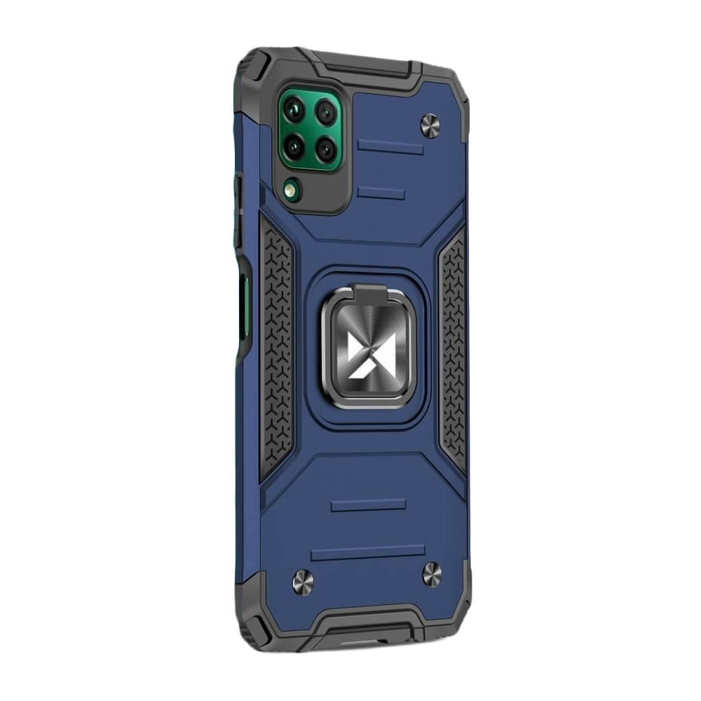 Husa Compatibila Huawei P40 Lite, Ring Armor Case Kickstand, Wozinsky, Albastru