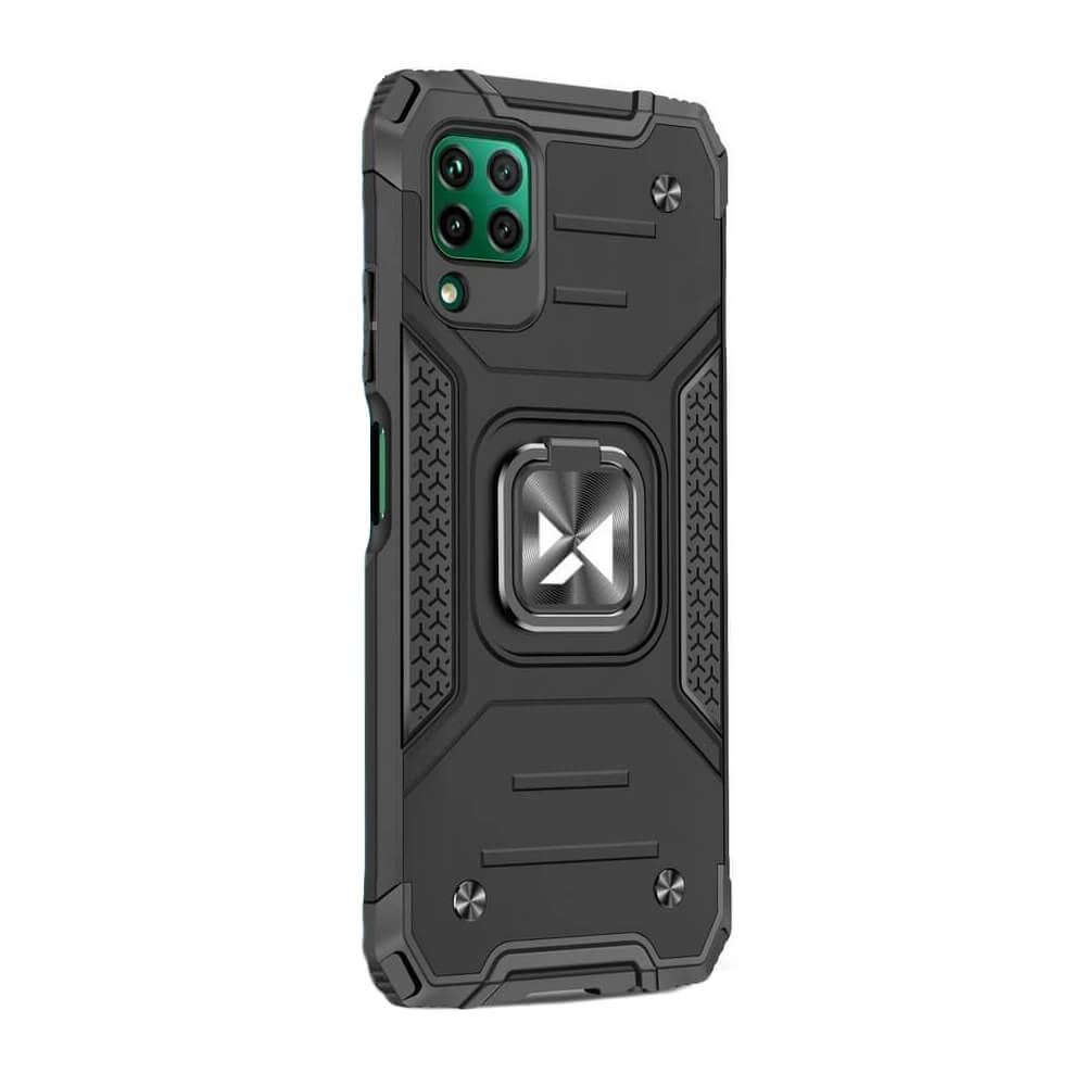 Husa Compatibila Huawei P40 Lite, Ring Armor Case Kickstand, Wozinsky, Negru