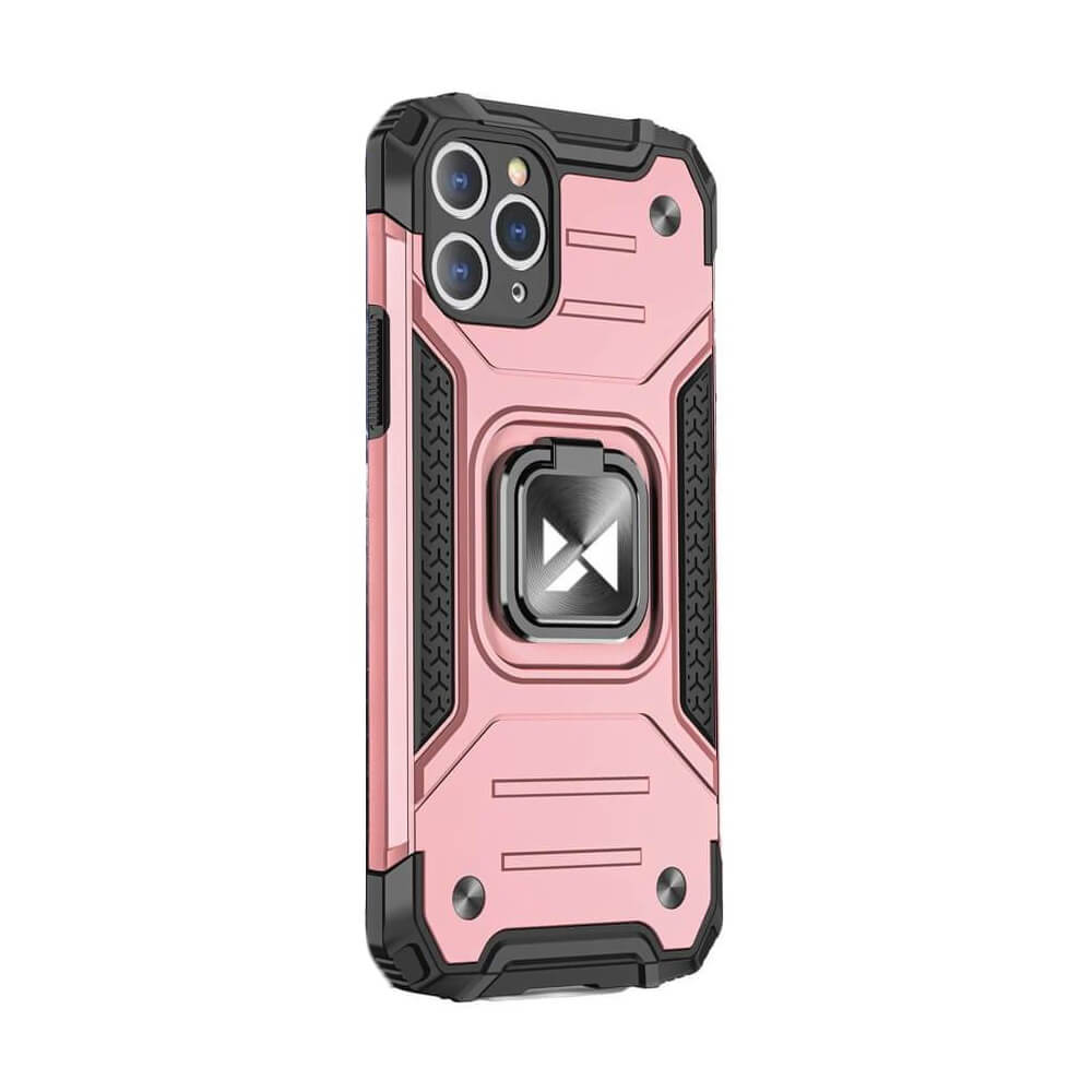 Husa Compatibila iPhone 11 Pro, Ring Armor Case Kickstand, Wozinsky,Roz