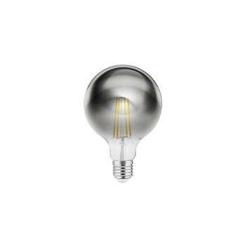 Bec Vintage led fumuriu 8W(40W), lumina calda, forma glob G95, A+, GTV Bec Vintage led fumuriu 8W(40W), lumina calda, forma glob G95, A+, GTV