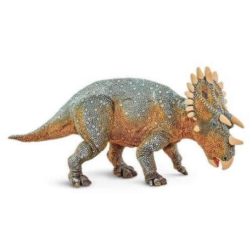 Figurina dinozaur - Regaliceratops, Gri, 7 cm