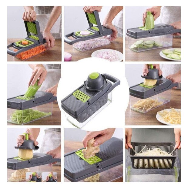 Razatoare multifunctionala EasySlices, pentru legume si fructe, 14
