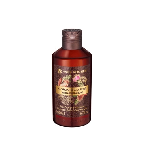 Gel de dus Argan & Trandafir Bio din Maroc, Yves Rocher, 200 ml