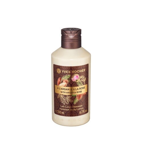 Lapte pentru corp Argan & Trandafir Bio din Maroc, Yves Rocher, 200 ml