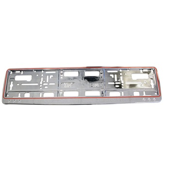 Suport numar inmatriculare, plastic, 52 x 11 cm, cromat Suport numar inmatriculare, plastic, 52 x 11 cm, cromat