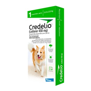 Tableta Credelio 450 mg caini 11-22 KG, 1 tableta Tableta Credelio 450 mg caini 11-22 KG, 1 tableta