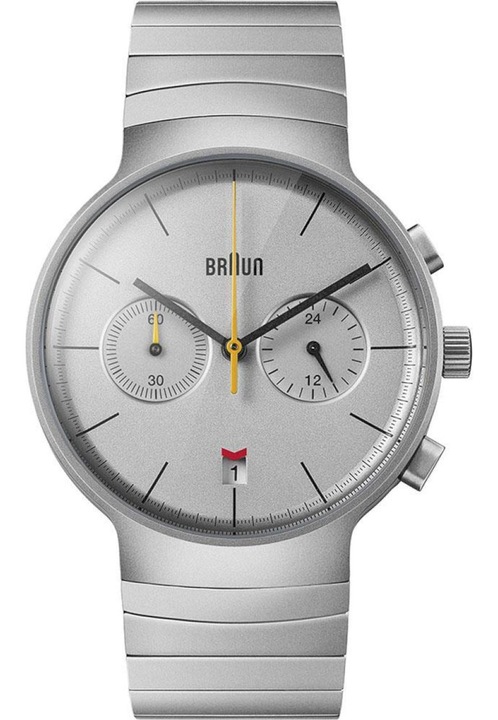 Ceas Braun BN0265SLBTG, 40 mm, Argintiu