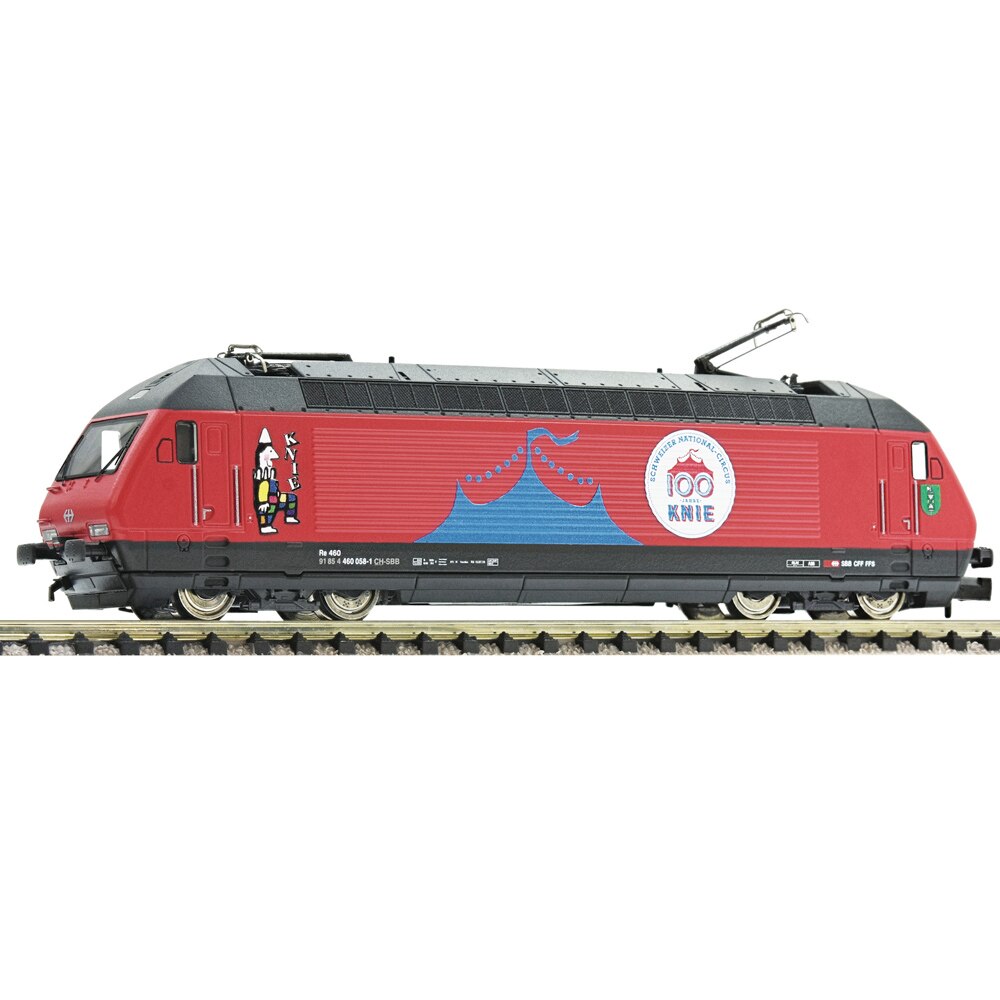 Locomotiva electrica 460 058-1 Circus Knie, Fleischmann, scara N, sunet