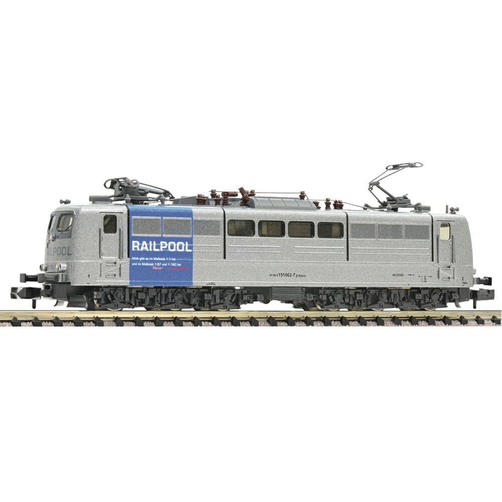 Locomotiva electrica 151 062-7 Railpool, Fleischmann, scara N, sunet