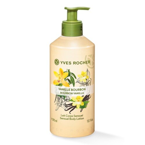 Lapte catifelat pentru corp Vanilie Bourbon, Yves Rocher, 390 ml