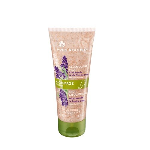 Gel exfoliant pentru picioare, Yves Rocher, 75 ml