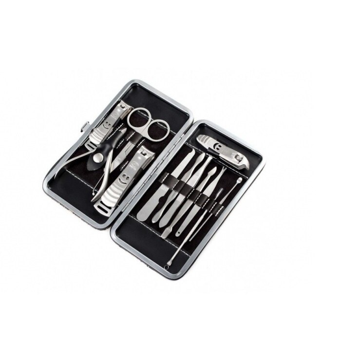Trusa 12 piese Manechiura si Pedichiura Inox Pasion Seen