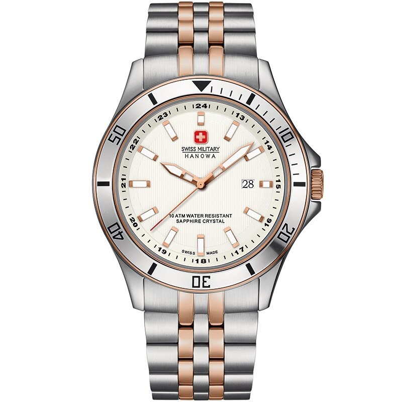 Ceas barbatesc Swiss Military 06-5161.2.12.001 Quartz Argintiu