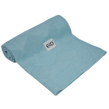 Paturica din Bambus, Eko, 80x100 cm, Carouri, Turcoaz Paturica din Bambus, Eko, 80x100 cm, Carouri, Turcoaz