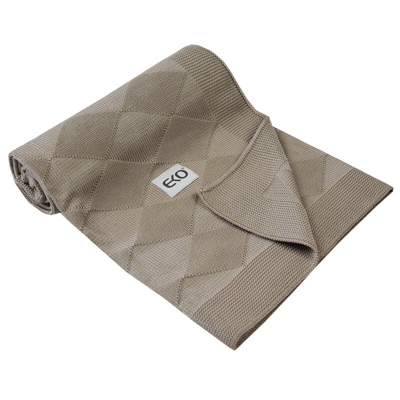 Paturica din Bambus, Eko, 80x100 cm, Carouri, Bej