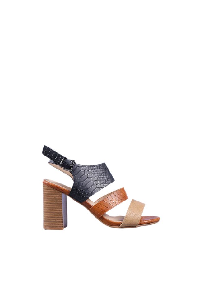Sandale dama Marciana, Negru/Maro