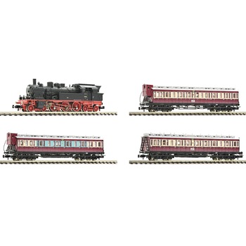 Set Trenulet Fast traffic Ruhr Schnellverkehr, Fleischmann, scara N, set de 4 piese Set Trenulet Fast traffic Ruhr Schnellverkehr, Fleischmann, scara N, set de 4 piese