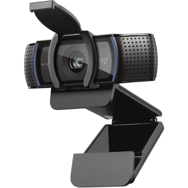 Camera Web Logitech C920e HD, Black