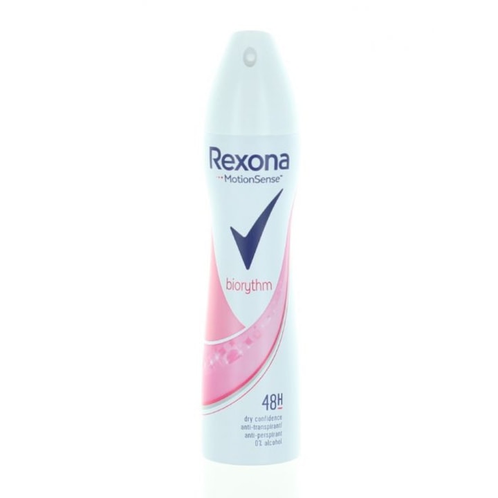Дезодорант спрей против изпотяване Rexona Biorytm, 200 мл