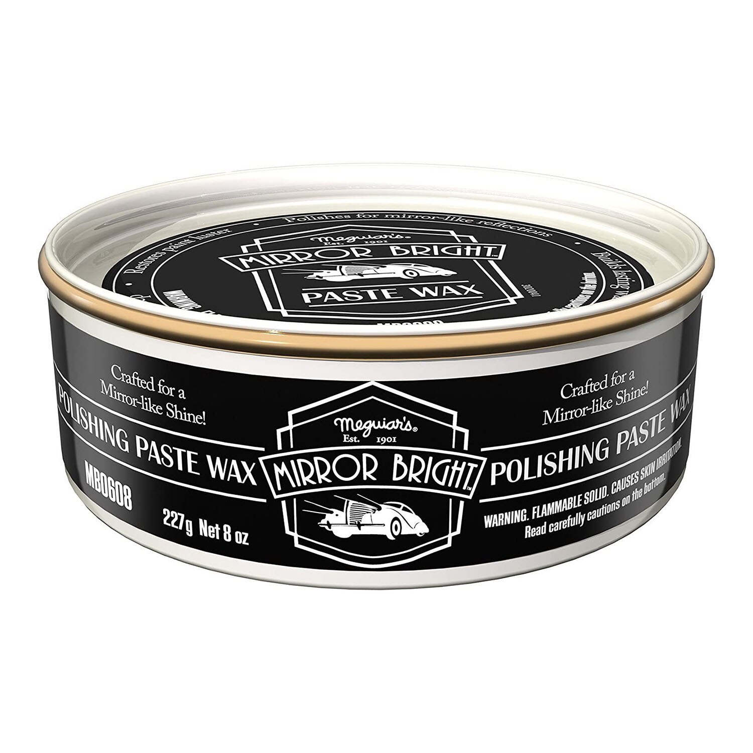 Pasta polish auto Meguiar's, 227 g, Mirror Bright Polishing Paste Wax EU